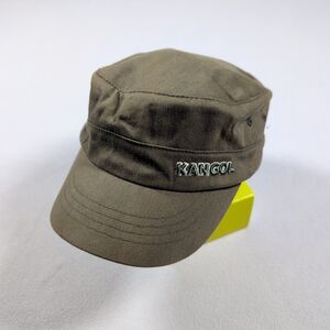 Kangol Cotton Twill Army Cap Men’s  S/M Green Flexfit Military Hat Outdoor